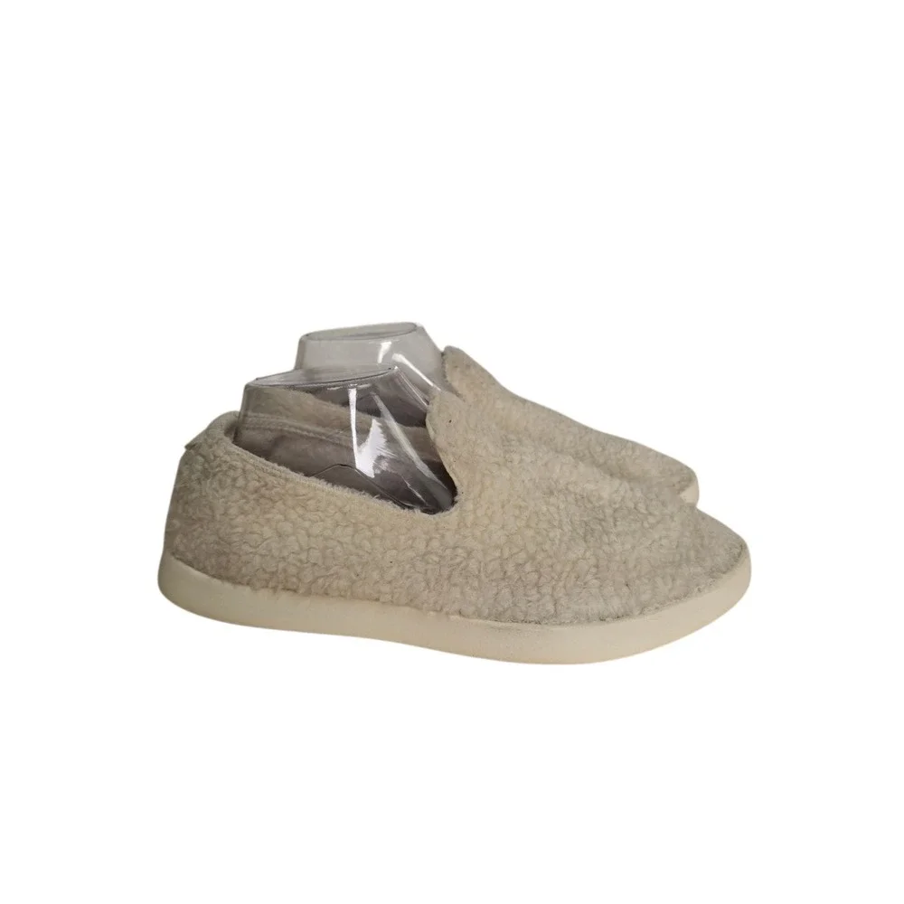 Allbirds Wool Lounger Fluffs Cream White Slip‎ On Loafers Womens Size 10 Shoes